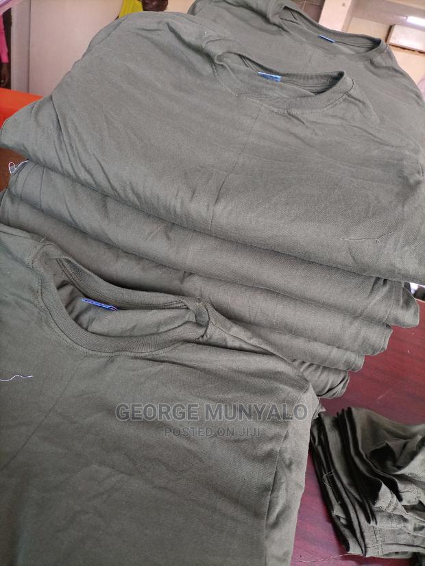 100% Plain T-Shirts Cotton Jungle Green - thumbnail 5