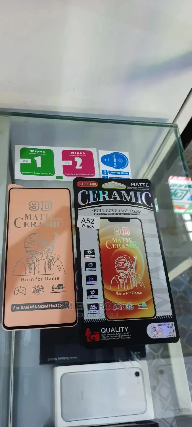 Matte Ceramic A52 Screen Protector.