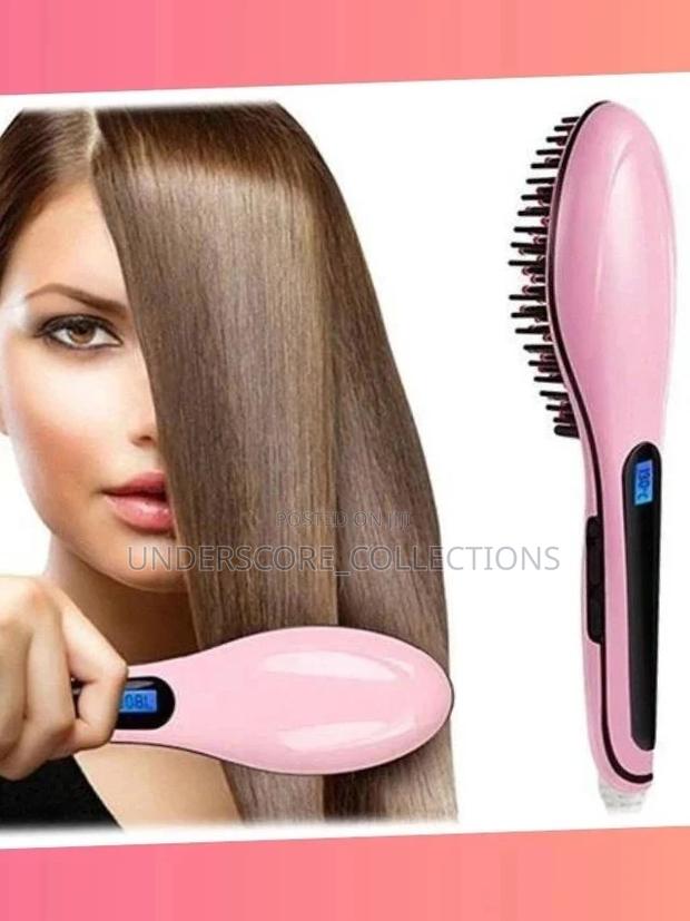 Hair Straightener Brush - main view