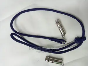 Navy Blue Lanyards and Steel Whistles Available