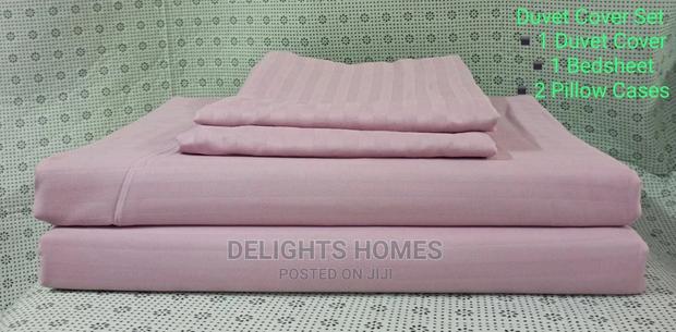 Satin Stripped Duvet Cover Set - main view