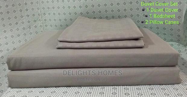 Satin Stripped Duvet Cover Set - thumbnail 4