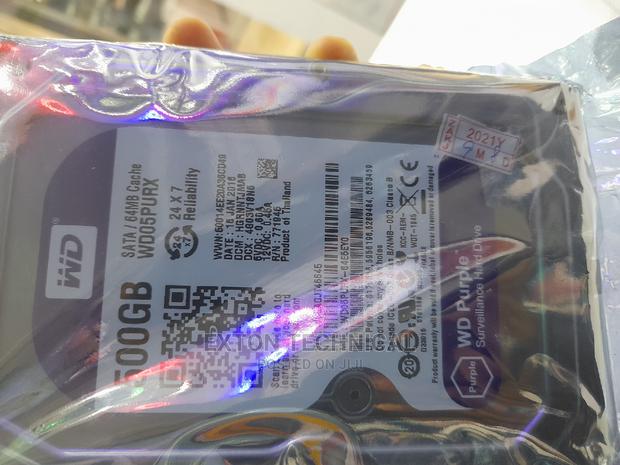 WD Purple HDD 500gb - main view