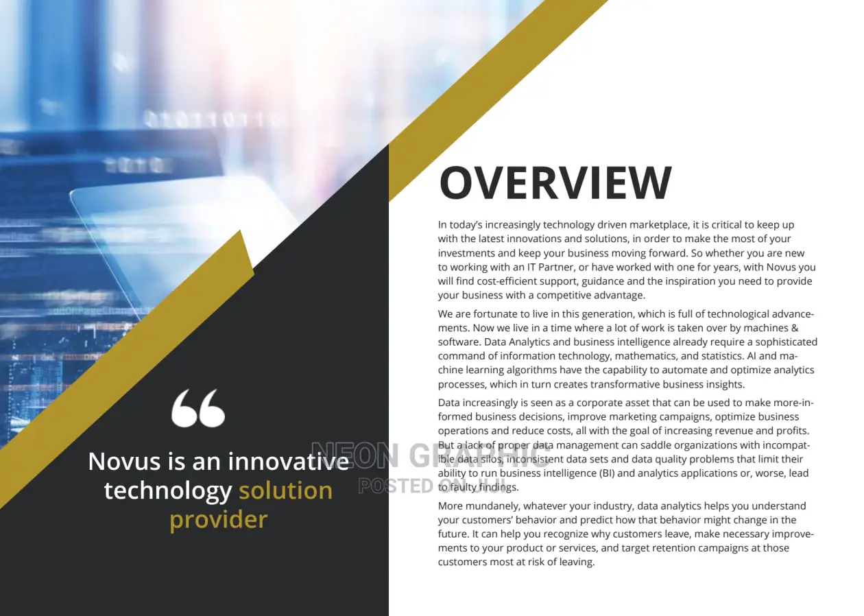 Company Profile Design Services