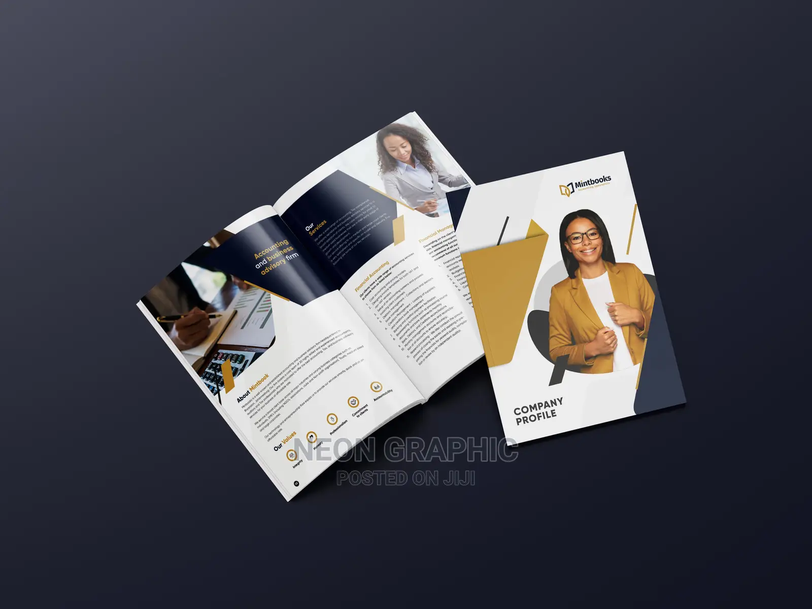 Company Profile Design With 10% Discount