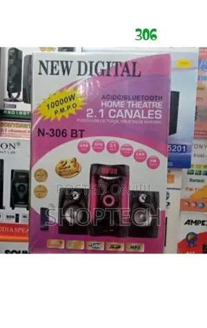 2.1ch Digital 306 Multimedia Speaker System Woofer.