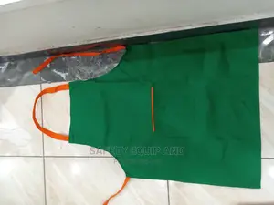 Green Branded Aprons-Safety