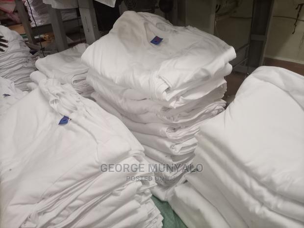 Plain White Cotton T-Shirts - thumbnail 3