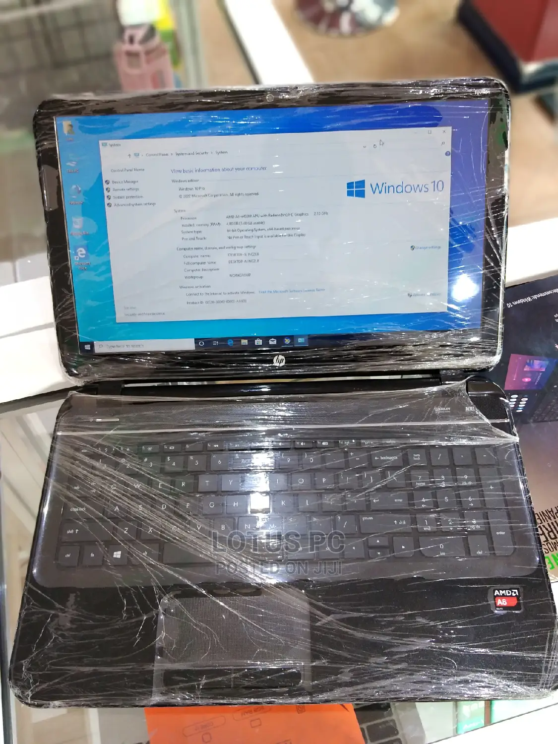 New Laptop HP 15 4GB AMD A6 HDD 500GB