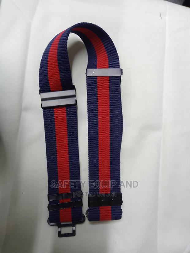 Security Belts-Red Striped Belts - main view