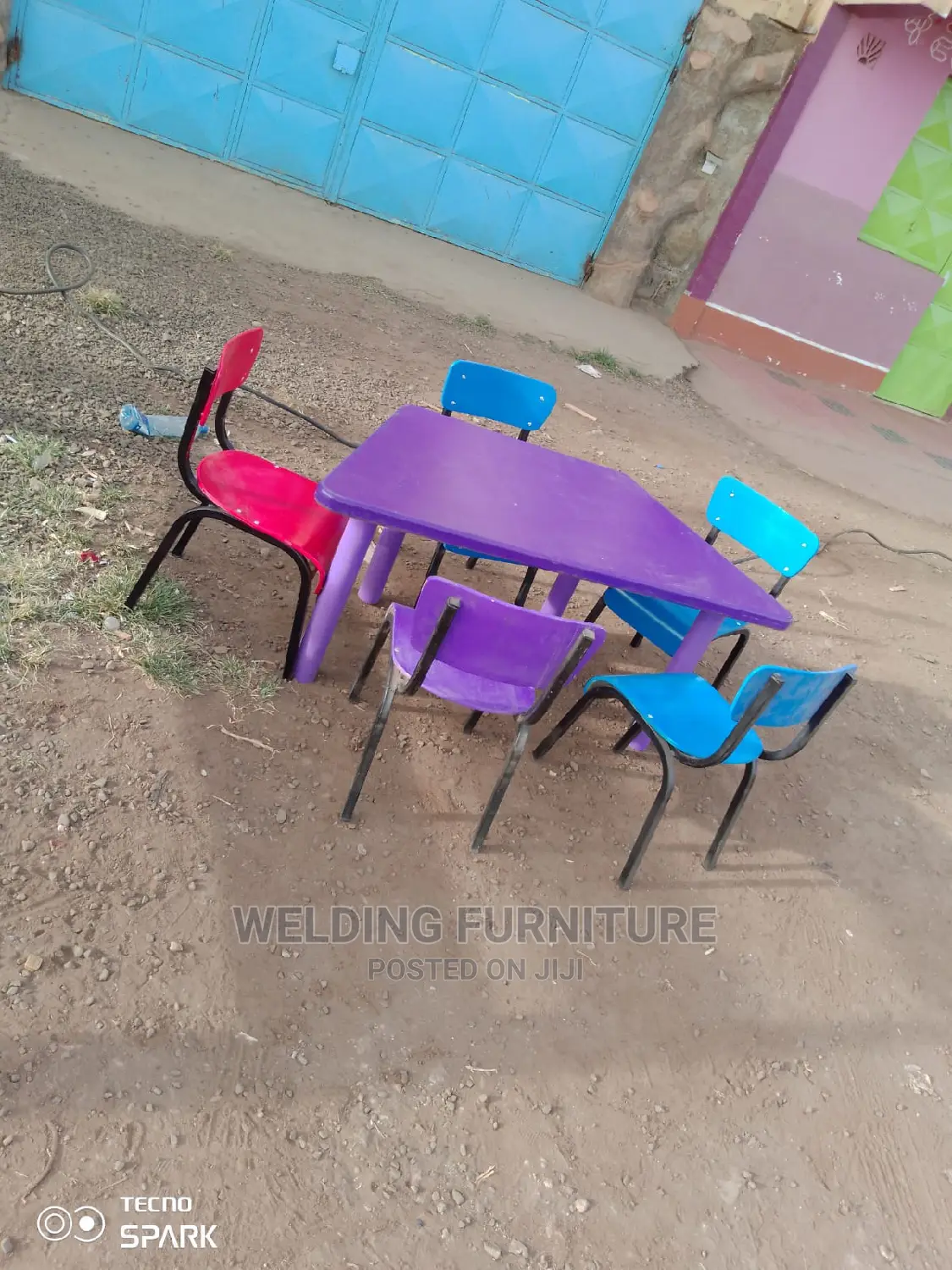 Kindergarten Trapezium Table