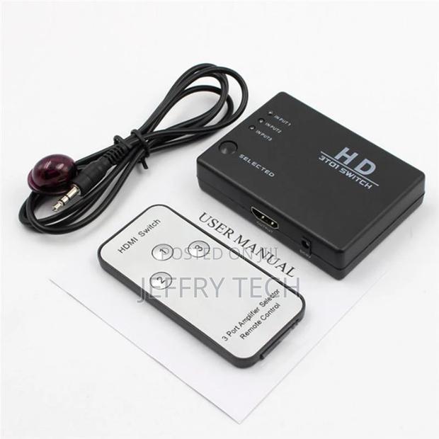 3 or 5 Port Hdmi Splitter Switch Switch Hub + Remote 1080P F