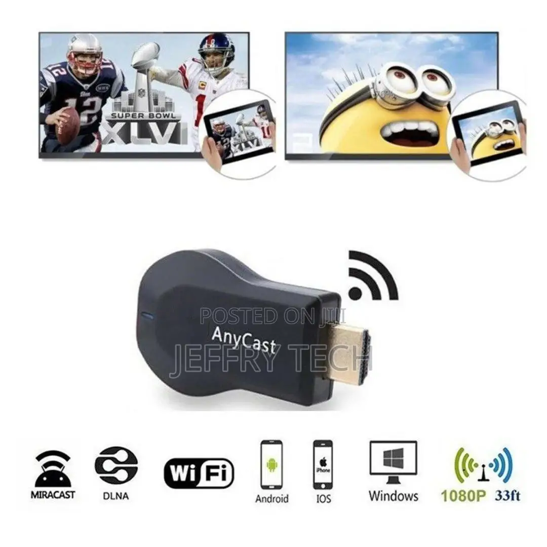 Video Digital Streamer Anycast 1080P HD HDMI Media Wireless