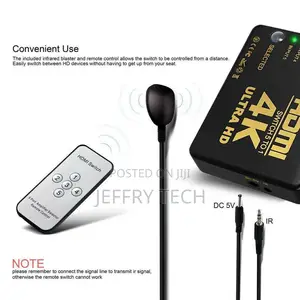 Maijiabao 1pc New 5 in 1 HDMI Splitter Switch Adapter Switch