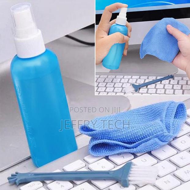 3 in 1 Screen Cleaning Cleaner Kit for Laptops Tablet TV LCD - thumbnail 2