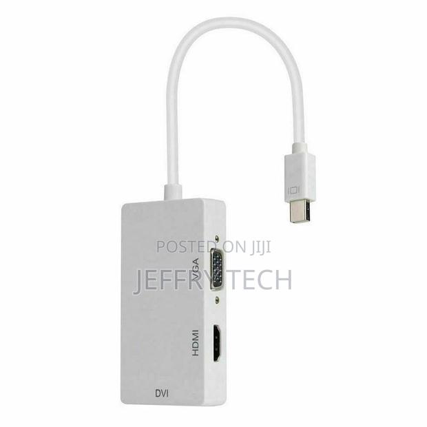 Mini Display Port DP Thunderbolt to HDMI VGA DVI Adapter For - thumbnail 3