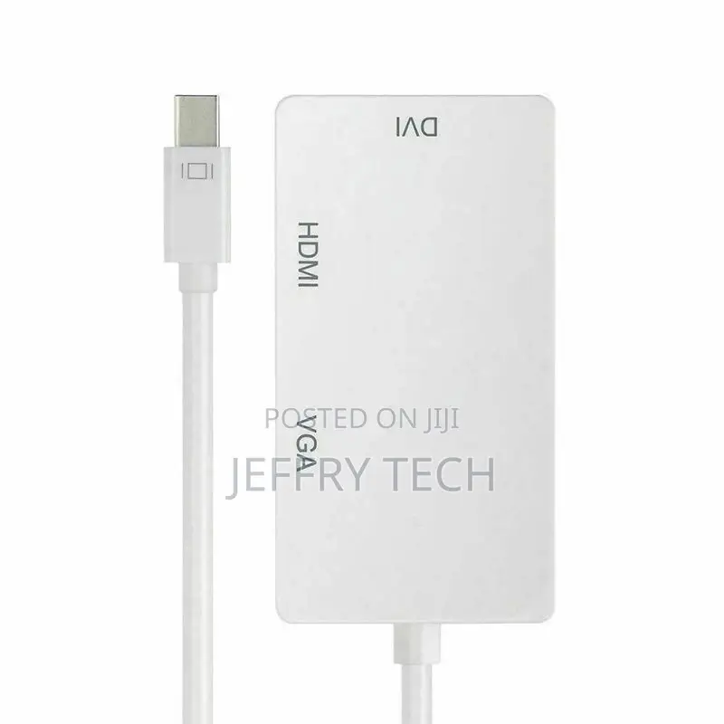 Mini Display Port DP Thunderbolt to HDMI VGA DVI Adapter For