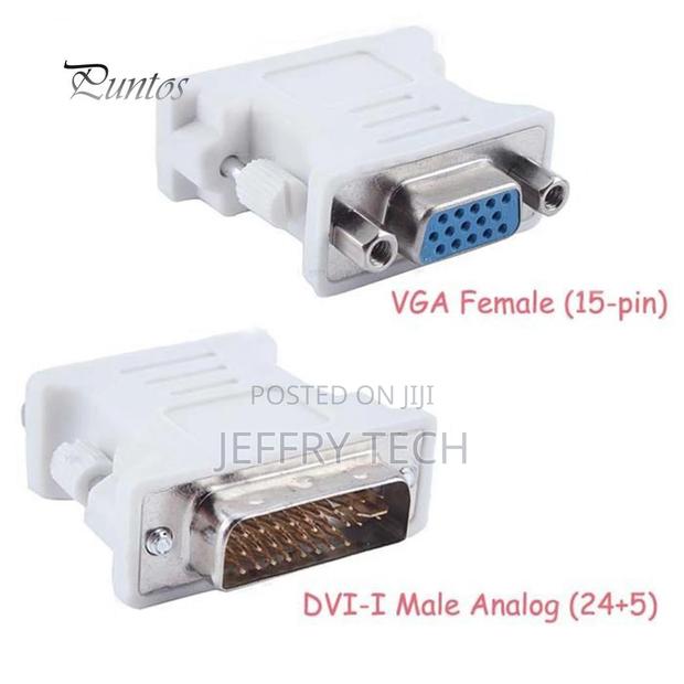 DVI-I 24+5 Male to VGA 15pin Monitorlink Adapter Connector
