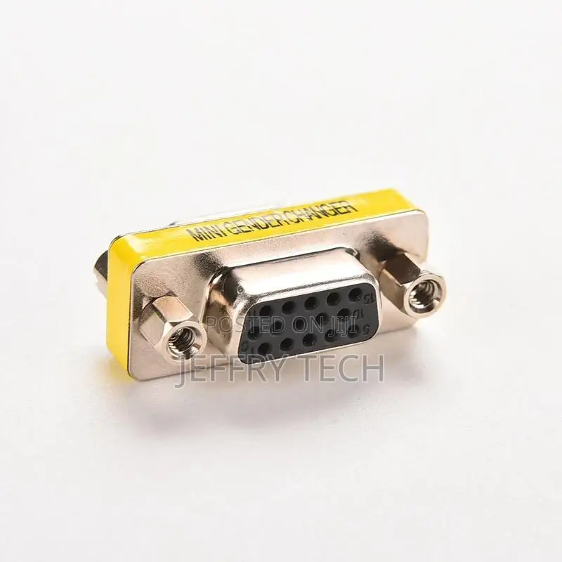 15 Pin D-Sub VGA SVGA MINI Gender Changer Adapter VGA Connec