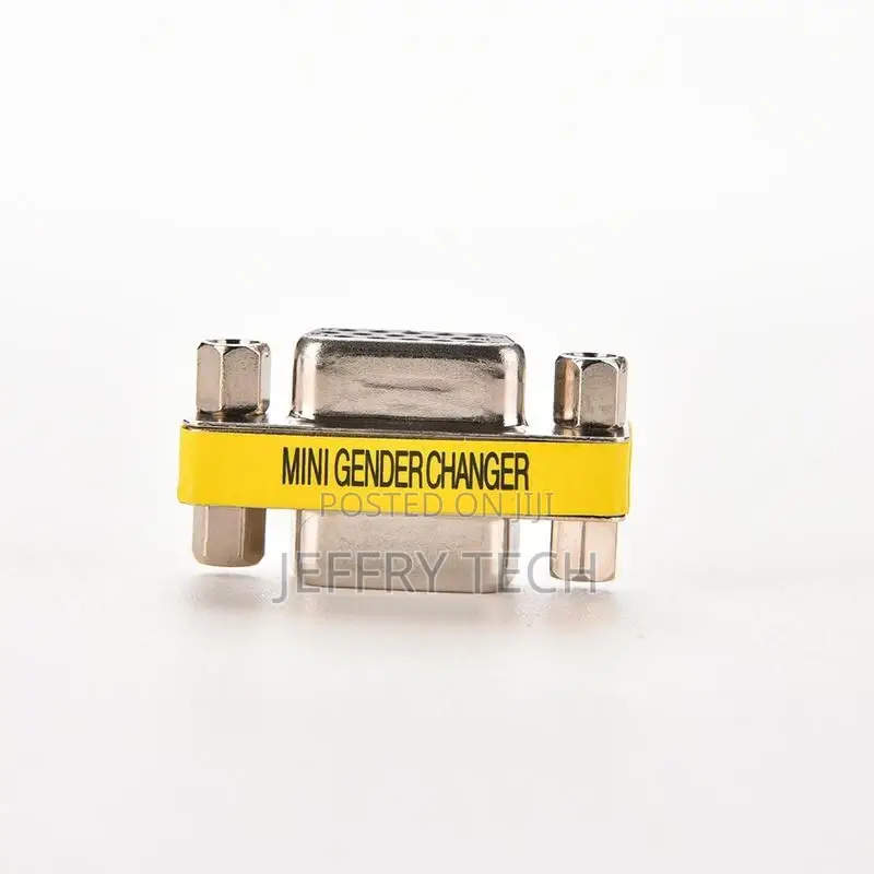 15 Pin D-Sub VGA SVGA MINI Gender Changer Adapter VGA Connec