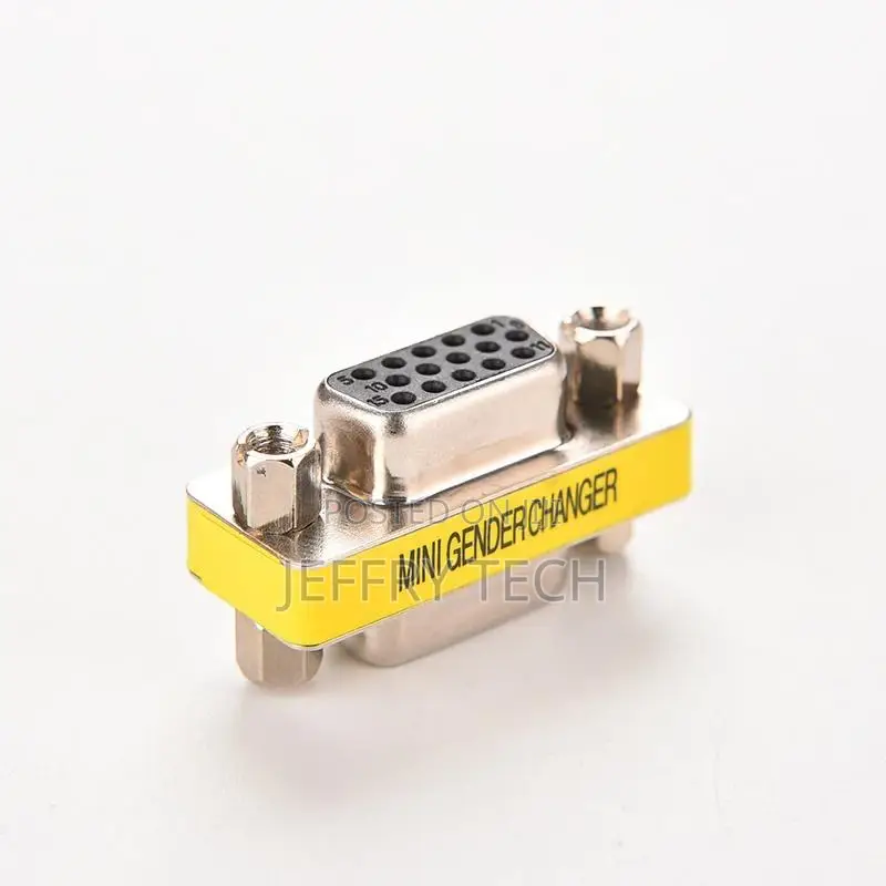 15 Pin D-Sub VGA SVGA MINI Gender Changer Adapter VGA Connec