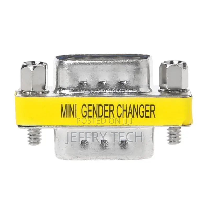 2pcs DB9 MINI Gender Changer Adapter 9pin RS232 Com D-Sub VG