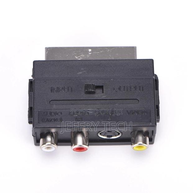 New 21 Pins Male Plug to 3 RCA Female AV TV Audio Video Coup - thumbnail 3