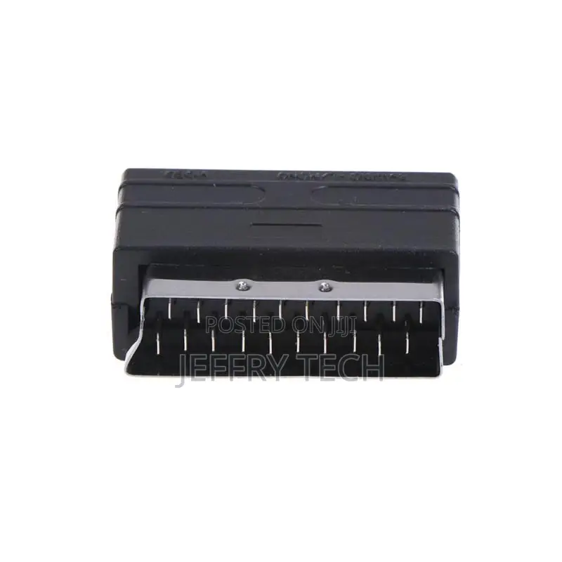 Silver Scart-To-3rca Composite Phonon I / O Switch + Convert