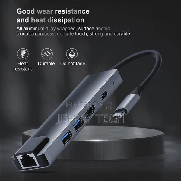 Type-C to Hdmi Pd 5 in 1 Notebook Docking Station Usb3.0 Hub - thumbnail 3