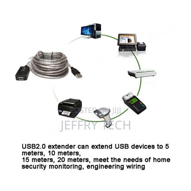 USB2.0 Signal Amplifier Extension Cable Adapter 20m - thumbnail 3