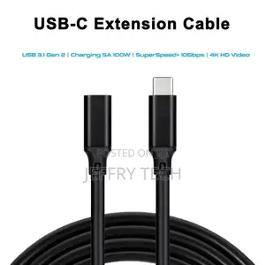 1M Type-C Extension Cable Male to Female Fast Charging USB-C