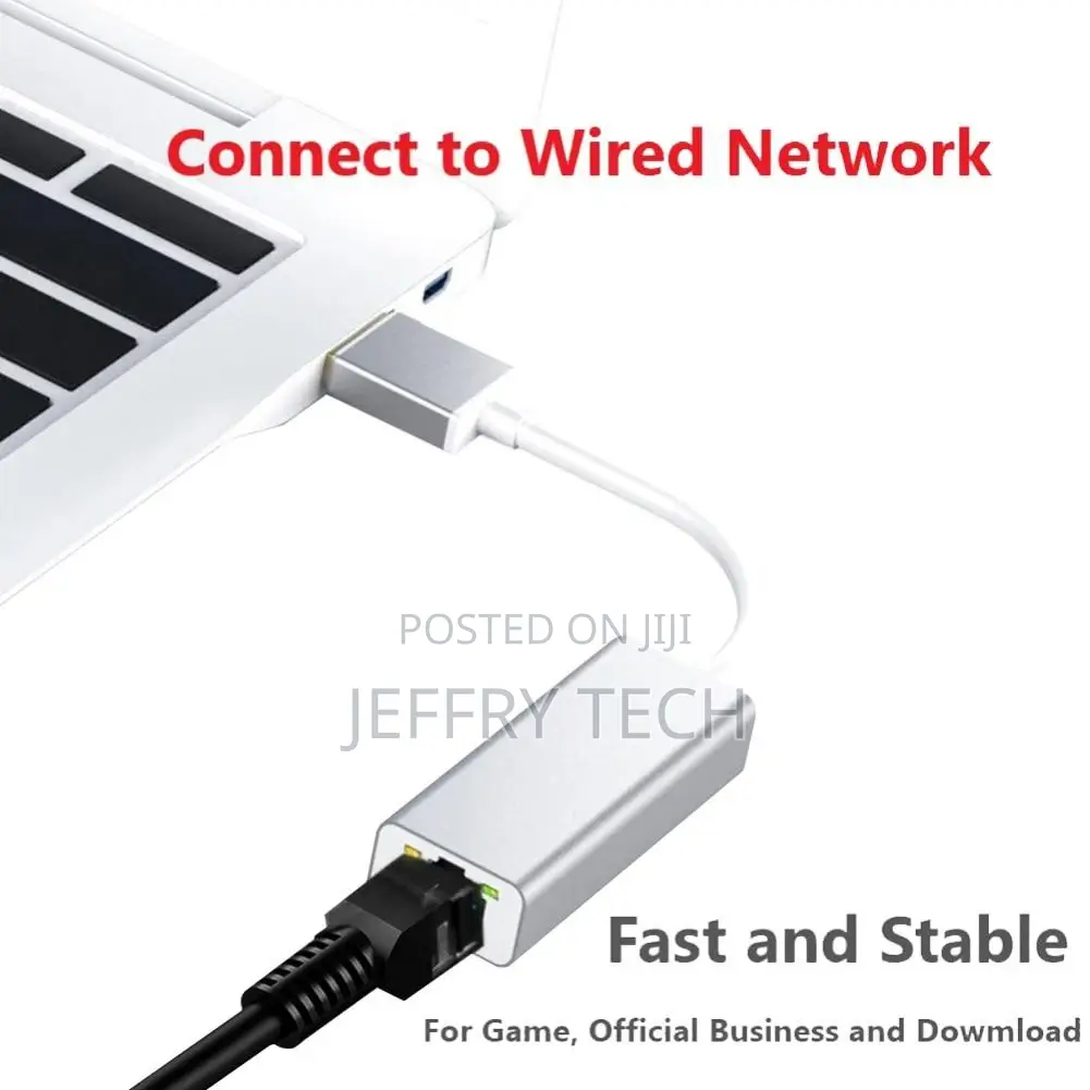 Network Card Usb-C 3.1 to 2.5gbase-T Supports Connection Spe