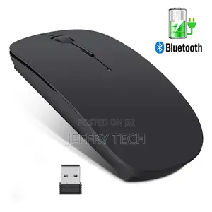 Wireless Computer Mouse Dual Mode Rechargeable 2.4G Super Sl