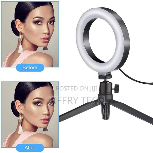 Desktop Ring Lamp Mobile Phone Triangle Bracket Selfie Live - main view