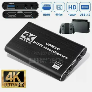 4K 1080P HDMI to USB 3.0 Video Capture Card Game Live Stream