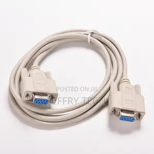 Serial RS232 Null Modem Cable Female to Female DB9 5ft 1.5m