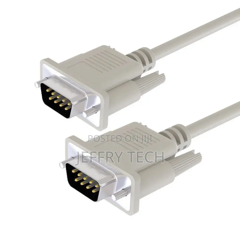 1.5/3/5m RS232 DB9 9pin Serial Male to Male COM Port Data Co
