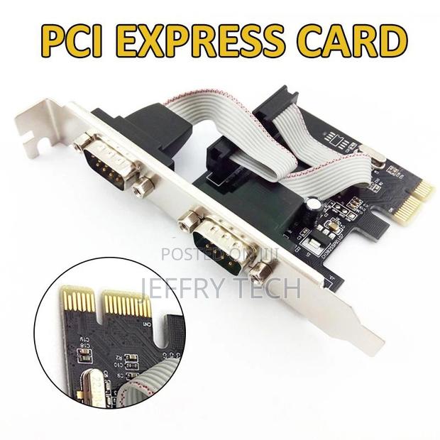 PCI Express PCIE Expansion Card 2x Serial Interfaces COM Po