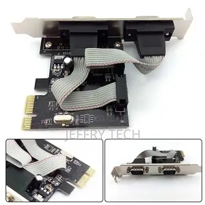 PCI Express PCIE Expansion Card 2x Serial Interfaces COM Po