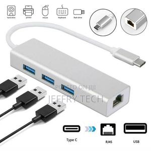 4 in 1 Type C USB 3.0 Hub to RJ45 Socket Ethernet LAN Networ - thumbnail 2