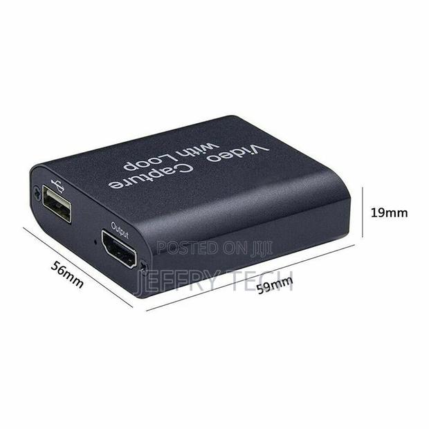4K HDMI to USB2.0 Capture Card Game Live Streaming Loop Vide - thumbnail 3