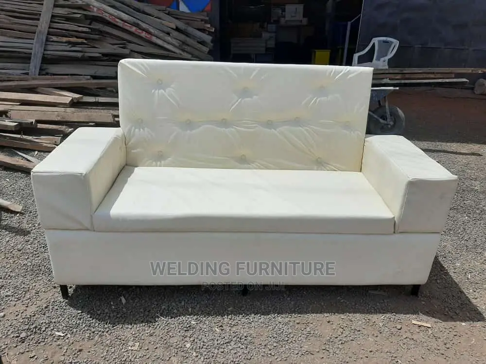 Metallic 3 Seater Cover With Leather