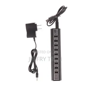 Power Adapter Usb Charger Hub Adapter High-Speed 10 Ports