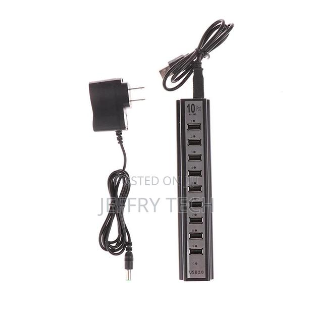 Power Adapter Usb Charger Hub Adapter High-Speed 10 Ports - thumbnail 2