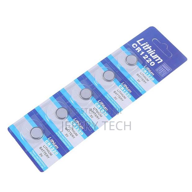 5pcs Cr1220 1220 3V Button Battery For Watch Toy Remote Cont - thumbnail 2