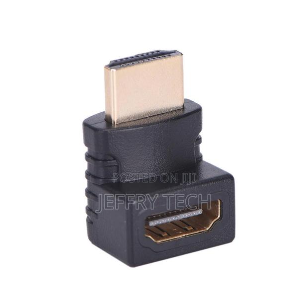 HDMI Male to Female Right Angle Connector Adapter 270 Degree