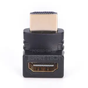 HDMI Male to Female Right Angle Connector Adapter 270 Degree