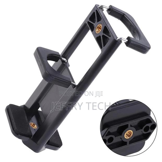 Tripod Mount Phone Tablet Holder Clip for Phone Adapter Clam - thumbnail 2