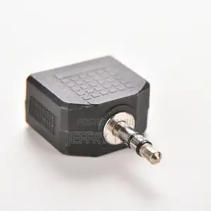 3.5mm Stereo Y Splitter Audio Adapter - 1/8" Male Plug to 2