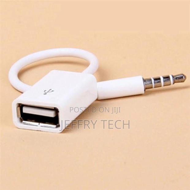 3.5mm Male Aux Audio Plug to Usb 2.0 Female Converter Cable - main view